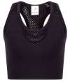 TL697 Tombo Kids Seamless Crop Top Black colour image